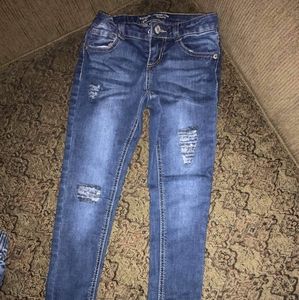 Lightly worn jeans